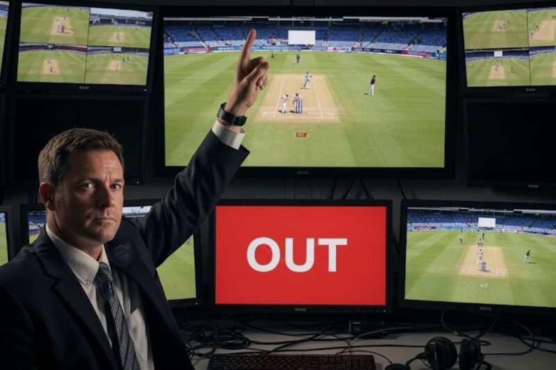 Who Was The First Player To Be Given Out By The Third Umpire?